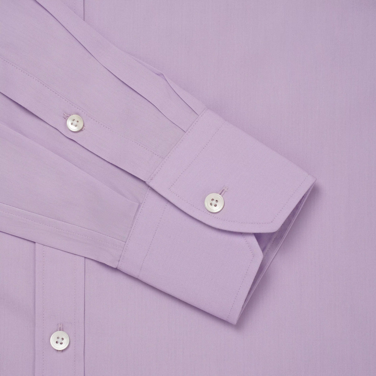 Purple Tailored Fit Cotton Poplin Formal Shirt